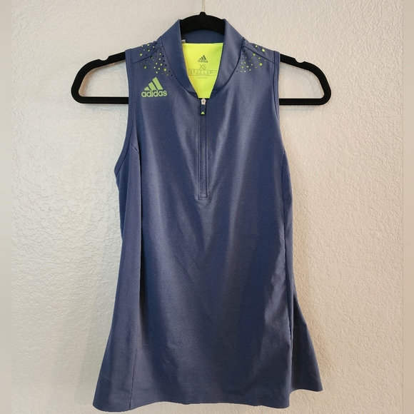 adidas Golf Performance Compression Color Pop Racerback Top - Picture 2 of 9